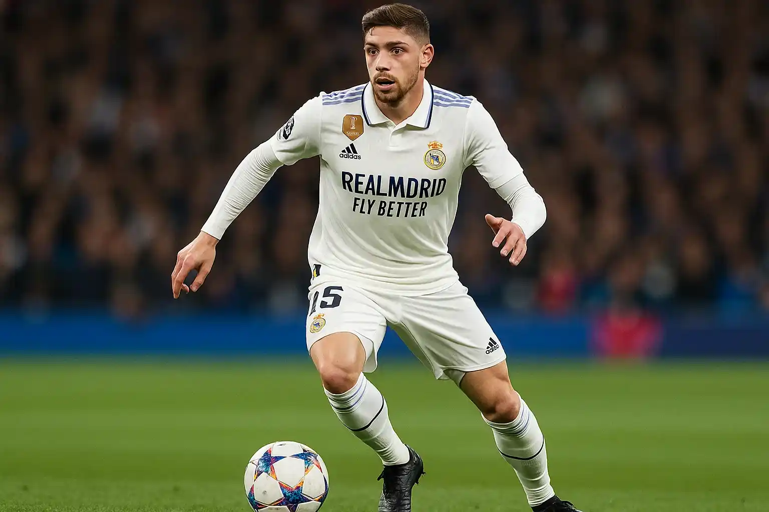 Valverde luôn là người mở ra các pha tấn công sắc bén cho Real Madrid